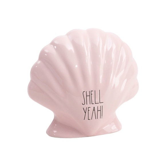 Rae Dunn Other - Rae Dunn Pink Shell Yeah Ceramic Seashell